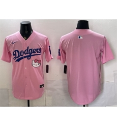 Men Los Angeles Dodgers Blank Pink 2025 Hello Kitty Vapor Limited Stitched Baseball Jersey Men Los Angeles Dodgers Blank Pink 2025 Hello Kitty Vapor Limited Stitched Baseball Jersey