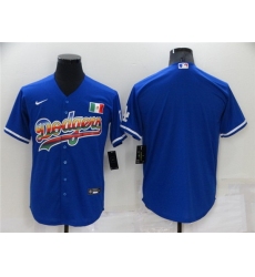 Men Los Angeles Dodgers Blank Royal Stitched Baseball Jerseys