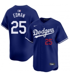 Men Los Angeles Dodgers Tommy Edman _25 White Flex Base Stitched MLB Jersey