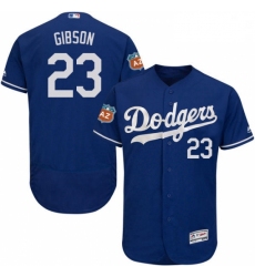 Mens Majestic Los Angeles Dodgers 23 Kirk Gibson Royal Blue Flexbase Authentic Collection MLB Jersey