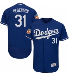 Mens Majestic Los Angeles Dodgers 31 Joc Pederson Royal Blue Flexbase Authentic Collection MLB Jersey