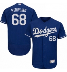 Mens Majestic Los Angeles Dodgers 68 Ross Stripling Royal Blue Flexbase Authentic Collection MLB Jersey