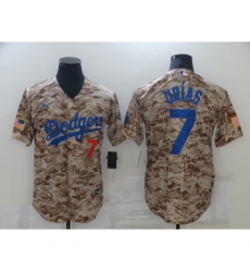 Men's Nike Los Angeles Dodgers #7 Julio Urias Authentic Camo Realtree Collection Jersey