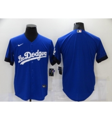 Men's Nike Los Angeles Dodgers Blank Blue Elite City Player Jersey