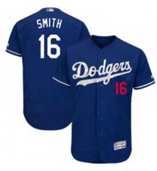 Will Smith Mens Los Angeles Dodgers Royal Authentic Flex Base Alternate Collection Jersey Majestic