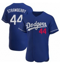 Toddler Nike Los Angeles Dodgers Darryl Strawberry #44 Blue Flex Base Stitched MLB Jersey