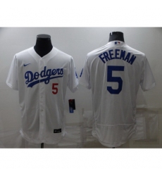 Youth Nike Los Angeles Dodgers #5 Freddie Freeman White Stitched Baseball Jersey
