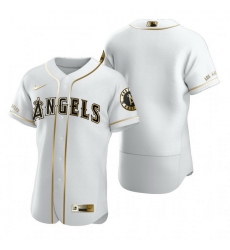 Los Angeles Angels Blank White Nike Mens Authentic Golden Edition MLB Jersey