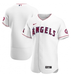 Men Los Angeles Angels Men Nike White Home 2020 Flex Base Team MLB Jersey