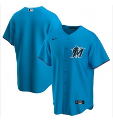 Men Miami Marlins Nike Blue Blank Jersey