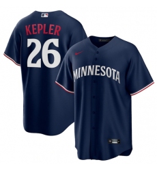 Men Minnesota Twins 26 Max Kepler Navy Cool Base Stitched Baseball Jersey