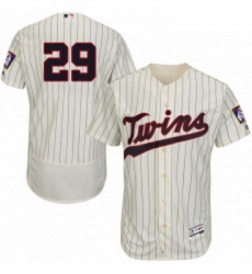 Mens Majestic Minnesota Twins 29 Rod Carew Authentic Cream Alternate Flex Base Authentic Collection MLB Jersey