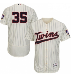 Mens Majestic Minnesota Twins 35 Michael Pineda Cream Alternate Flex Base Authentic Collection MLB Jersey