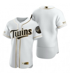 Minnesota Twins Blank White Nike Mens Authentic Golden Edition MLB Jersey