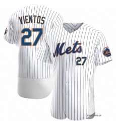 Men New York Mets Mark Vientos #27 White Flexbase Stitched MLB Jersey