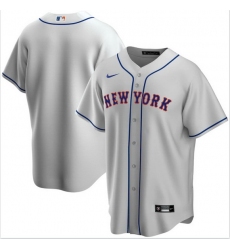 Men New York Mets Nike Gray Blank Jersey