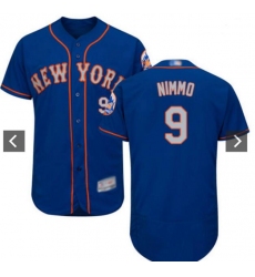 Men Nike New York Mets #9 Brandon Nimmo Blue Flexbase Stitched MLB Jersey