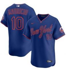 Men Ronny Mauricio New York Mets #10 Alternate Royal 2025 Limited Jersey Men Ronny Mauricio New York Mets #10 Alternate Royal 2025 Limited Jersey