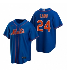 Mens Nike New York Mets 24 Robinson Cano Royal Alternate Stitched Baseball Jersey