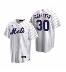 Mens Nike New York Mets 30 Michael Conforto White 2020 Home Stitched Baseball Jerse