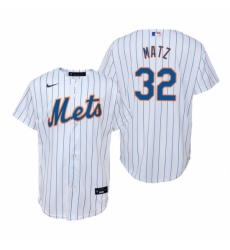 Mens Nike New York Mets 32 Steven Matz White Home Stitched Baseball Jerse