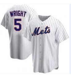 Mens Nike New York Mets 5 David Wright Replica White Home Cool Base MLB Jersey