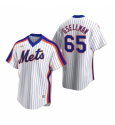 Mens Nike New York Mets 65 Robert Gsellman White Cooperstown Collection Home Stitched Baseball Jersey