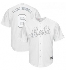 Mets #6 Jeff McNeil White Flying Squirrel Players Weekend Cool Base Stitched Baseball Jersey