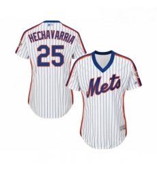Womens New York Mets 25 Adeiny Hechavarria Authentic White Alternate Cool Base Baseball Jersey 