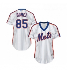 Womens New York Mets 85 Carlos Gomez Authentic White Alternate Cool Base Baseball Jersey 