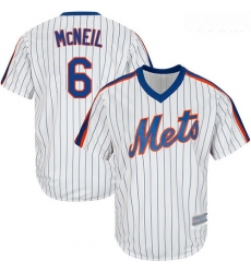 Mets #6 Jeff McNeil White 28Blue Strip Alternate Cool Base Stitched Youth Baseball Jersey