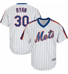 Youth Majestic New York Mets 30 Nolan Ryan Authentic White Alternate Cool Base MLB Jersey