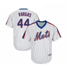 Youth New York Mets 44 Jason Vargas Authentic White Alternate Cool Base Baseball Jersey 