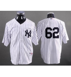 Men MLB Jerseys New York Yankees 62 Chamberlain White Cool Base jerseys
