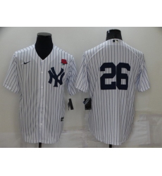 Men New York Yankees 26 DJ LeMahieu White Cool Base Stitched Baseball Jerseys