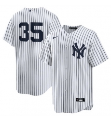 Men New York Yankees 35 Cody Bellinger White 2024 Cool Base Stitched Baseball Jersey