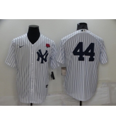 Men New York Yankees 44 Reggie Jackson White Cool Base Stitched Baseball Jersey