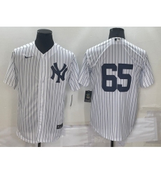Men New York Yankees 65 Nestor Cortes White Cool Base Stitched Baseball Jersey