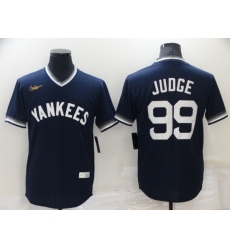 Men New York Yankees 99 Aaron Judge Navy Stitched Baseball jersey