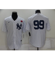 Men New York Yankees 99 Aaron Judge White Cool Base Stitched Baseball Jerseys
