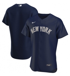 Men New York Yankees Men Nike Navy Alternate 2020 Flex Base Team Name MLB Jersey