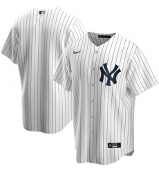Men New York Yankees Nike White Blank Jersey