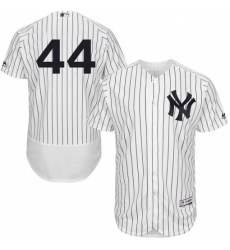 Mens Majestic New York Yankees 44 Reggie Jackson White Home Flex Base Authentic Collection MLB Jersey