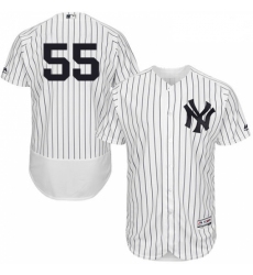 Mens Majestic New York Yankees 55 Sonny Gray WhiteNavy Flexbase Authentic Collection MLB Jersey