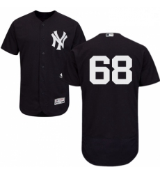 Mens Majestic New York Yankees 68 Dellin Betances Navy Blue Alternate Flex Base Authentic Collection MLB Jersey