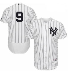 Mens Majestic New York Yankees 9 Roger Maris White Home Flex Base Authentic Collection MLB Jersey