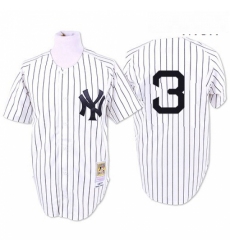 Mens Mitchell and Ness 1932 New York Yankees 3 Babe Ruth Authentic White Throwback MLB Jersey
