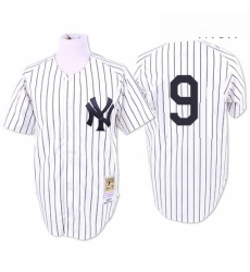 Mens Mitchell and Ness 1961 New York Yankees 9 Roger Maris Authentic White Throwback MLB Jersey
