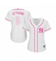 Womens New York Yankees 0 Adam Ottavino Authentic White Fashion Cool Base Baseball Jersey 