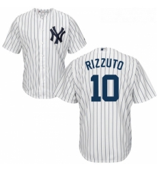 Youth Majestic New York Yankees 10 Phil Rizzuto Replica White Home MLB Jersey